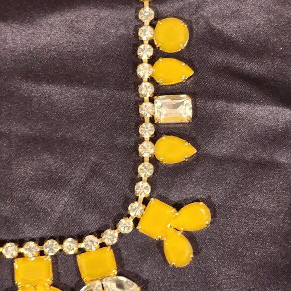 Brand New!! KATE SPADE New York: Secret Garden Yellow|Epoxy Stone| Necklace - Picture 6 of 8